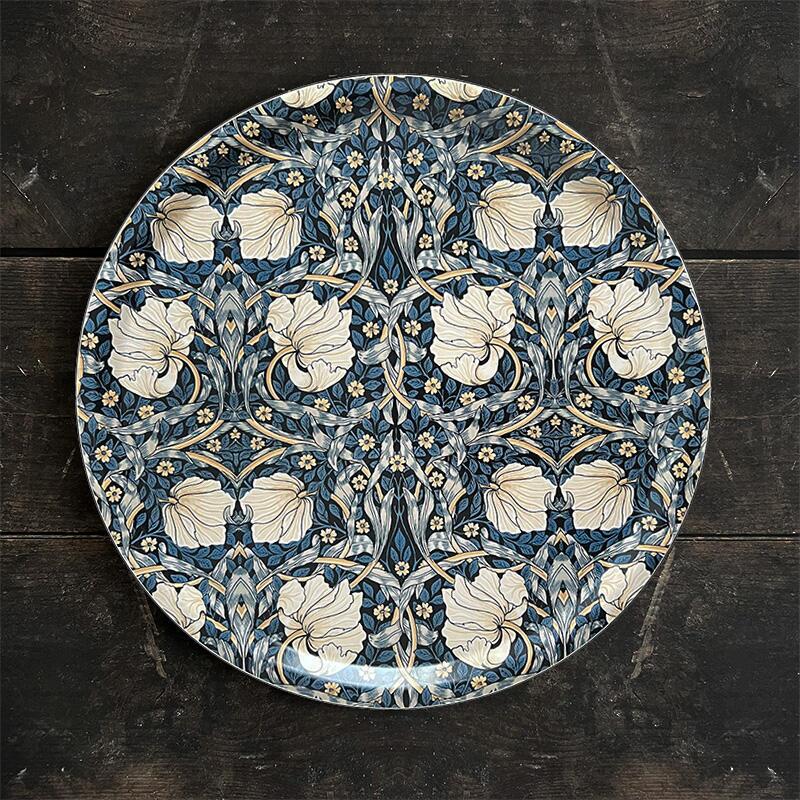 Round Tray Pimpernel Blue – William Morris Original